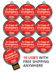 10usb's FREE postage